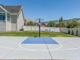 DIY Small Backyard Basketball Court